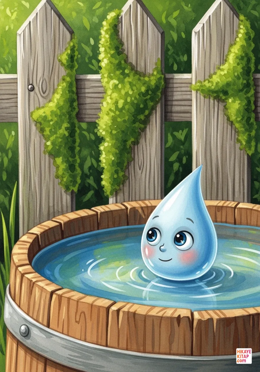 Küçük Fıçıdaki Yağmur Damlası Sayfa 2 görseli