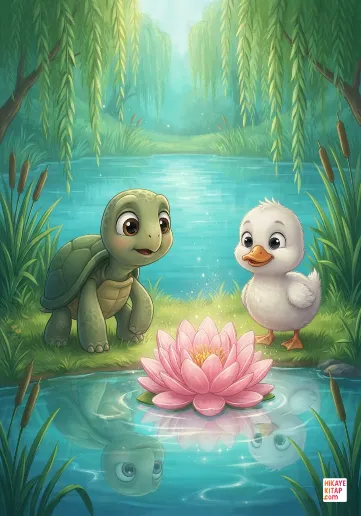 Minik Kaplumbağa ve Nilüfer Gölü kapak