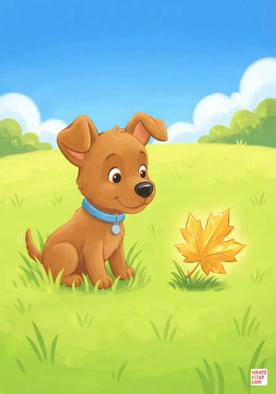 Minik Köpek ve Sarı Yaprak 1 görseli