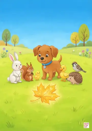 Minik Köpek ve Sarı Yaprak kapak