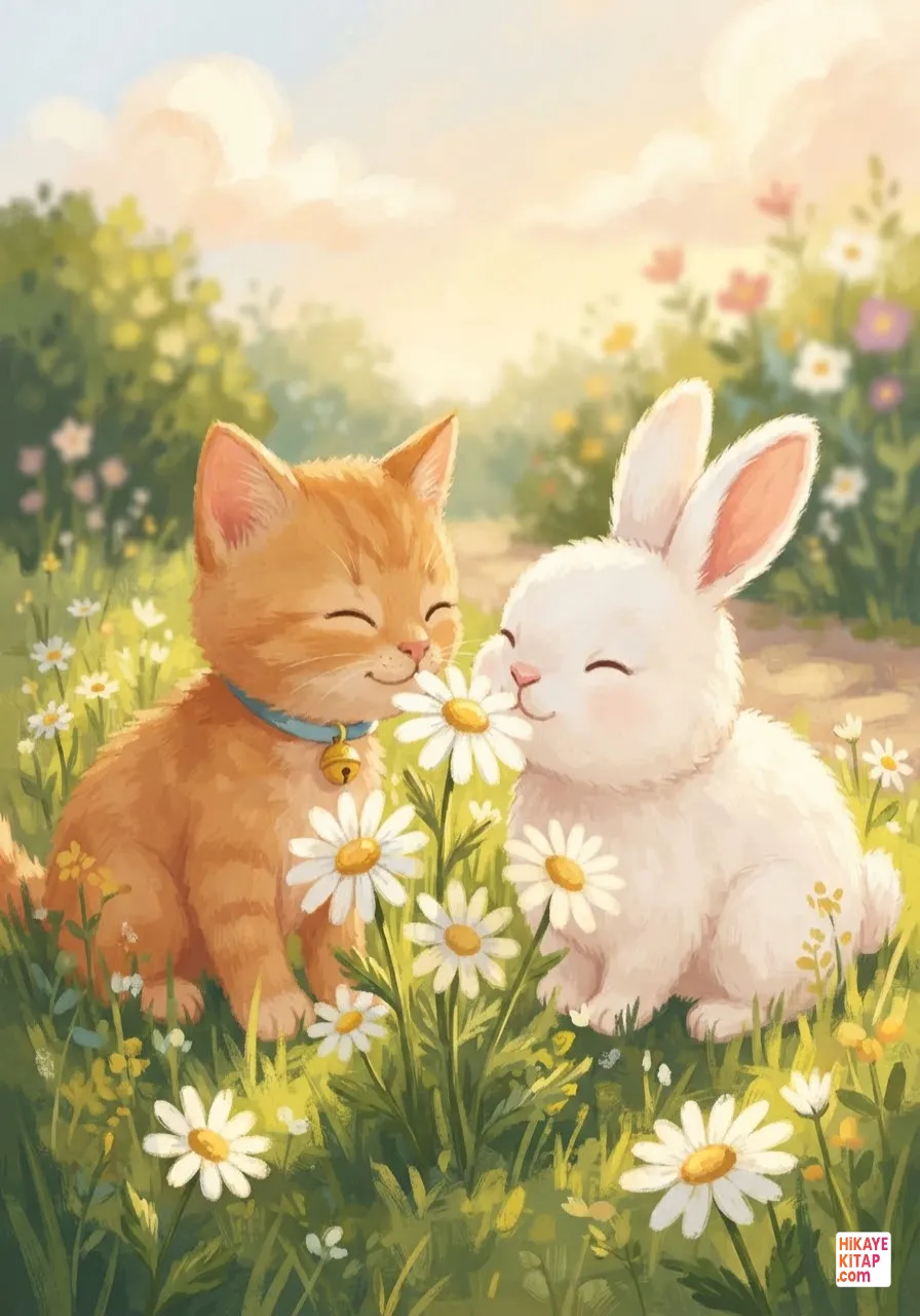 Minik Kedi ve Mavi Kelebek Sayfa 3 görseli