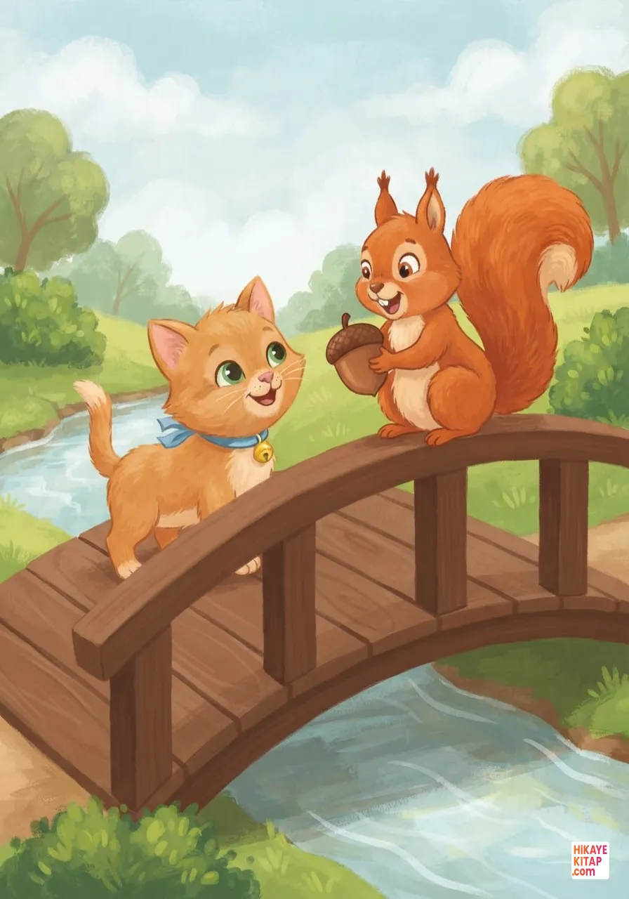 Minik Kedi ve Mavi Kelebek Sayfa 6 görseli