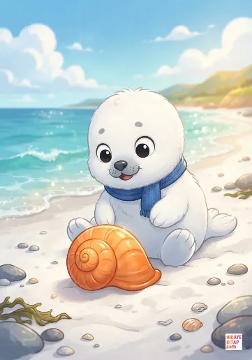 Minik Fok ve Turuncu Deniz Kabuğu kapak