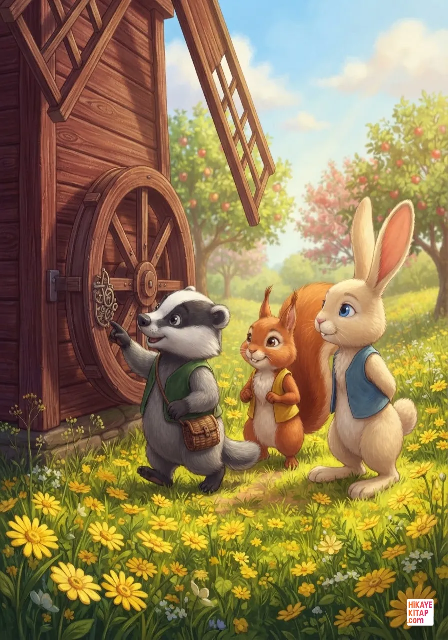 Minik Porsuk ve Güneşli Değirmen Sayfa 4 görseli