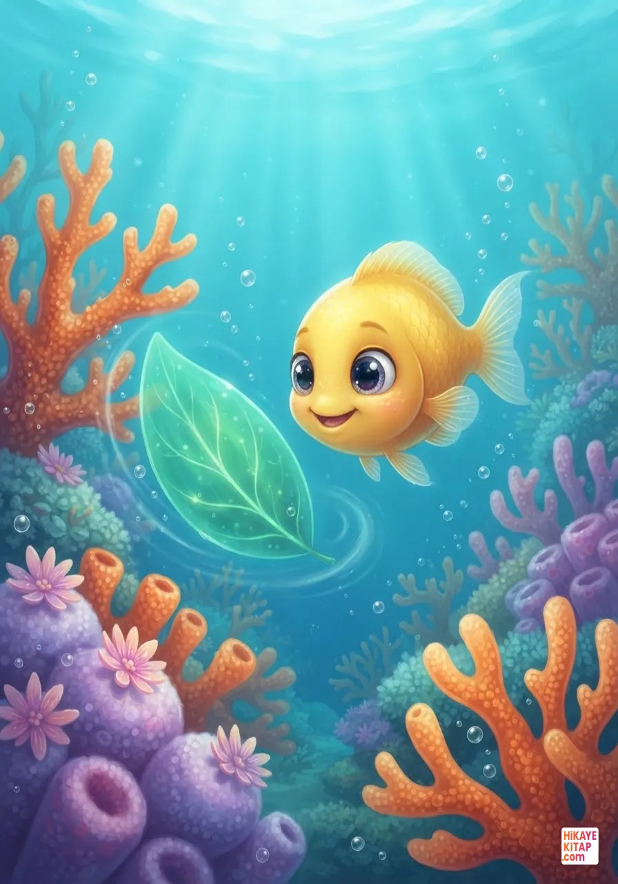 Minik Denizatı ve Akıntının Taşıdığı Yaprak Sayfa 5 görseli